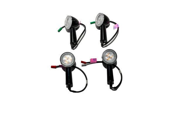 Dirección LED negra Super Meteor 650 - Shotgun 650