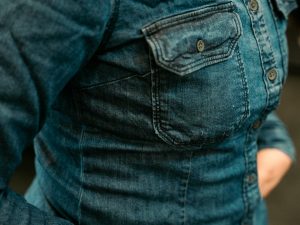 Camisa Royal Enfield Laser Camo Indigo