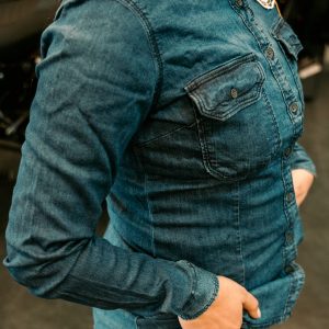 Camisa Royal Enfield Laser Camo Indigo