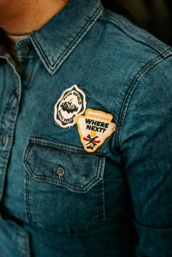 Camisa Royal Enfield Laser Camo Indigo