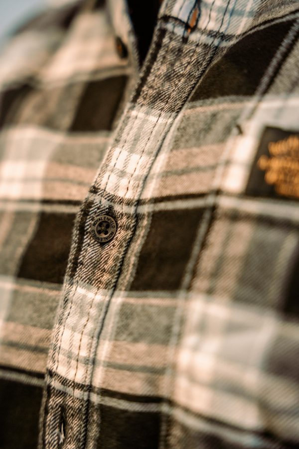 Camisa Royal Enfield Mid Rayas Gris