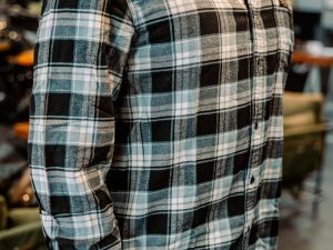 Camisa Royal Enfield Mid Rayas Gris