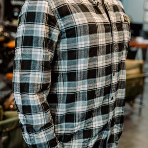 Camisa Royal Enfield Mid Rayas Gris