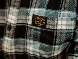 Camisa Royal Enfield Mid Rayas Gris