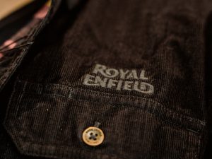 Camisa Royal Enfield Rayas Negro