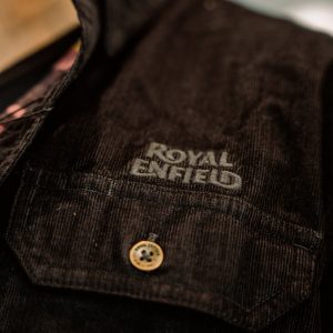 Camisa Royal Enfield Rayas Negro