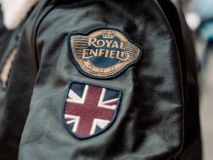 Chaqueta Royal Enfield Bomber Vintage Negro