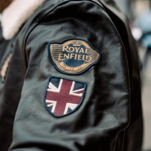 Chaqueta Royal Enfield Bomber Vintage Negro
