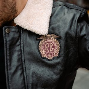 Chaqueta Royal Enfield Bomber Vintage Negro