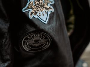 Chaqueta Royal Enfield Bomber Vintage Negro