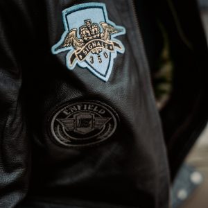 Chaqueta Royal Enfield Bomber Vintage Negro