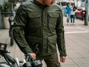Chaqueta Royal Enfield Khardungla V2 Verde