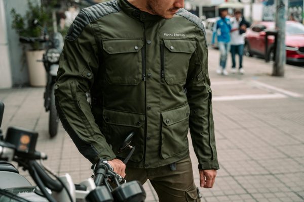 Chaqueta Royal Enfield Khardungla V2 Verde