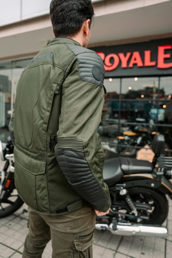 Chaqueta Royal Enfield Khardungla V2 Verde