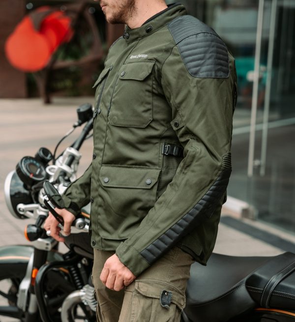 Chaqueta Royal Enfield Khardungla V2 Verde