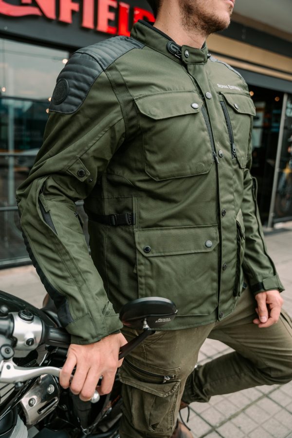 Chaqueta Royal Enfield Khardungla V2 Verde