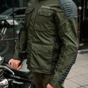Chaqueta Royal Enfield Khardungla V2 Verde