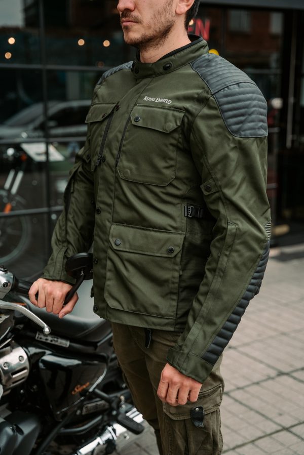 Chaqueta Royal Enfield Khardungla V2 Verde