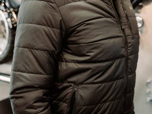 Chaqueta Royal Enfield Rever Negro - Verde Doble Faz