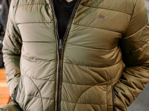 Chaqueta Royal Enfield Rever Negro - Verde Doble Faz