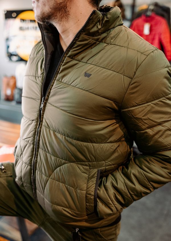 Chaqueta Royal Enfield Rever Negro - Verde Doble Faz