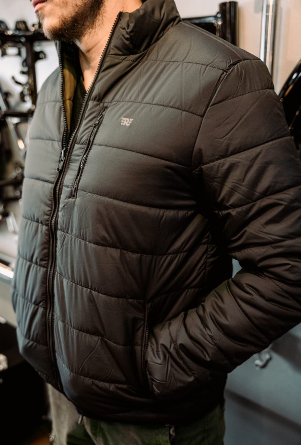 Chaqueta Royal Enfield Rever Negro - Verde Doble Faz