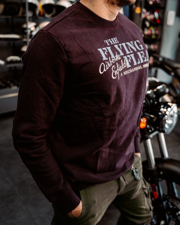 Sueter Royal Enfield FlyingFlee Crew Negro