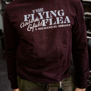 Suéter Royal Enfield Flying Flee Crew Negro