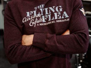 Suéter Royal Enfield Flying Flee Crew Negro