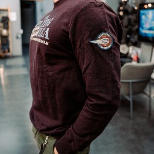 Suéter Royal Enfield Flying Flee Crew Negro