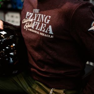 Suéter Royal Enfield Flying Flee Crew Negro