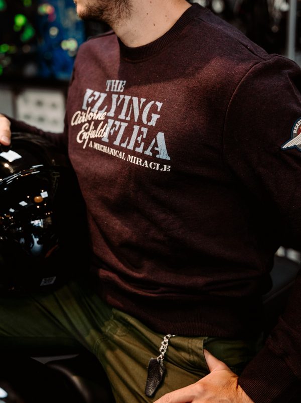 Sueter Royal Enfield FlyingFlee Crew Negro