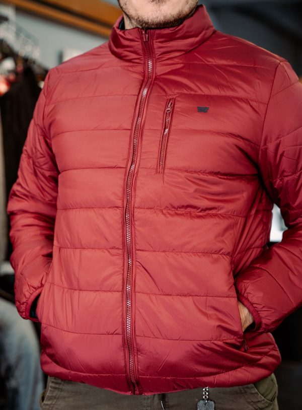 Chaqueta Royal Enfield Rever Rojo - Azul Doble Faz