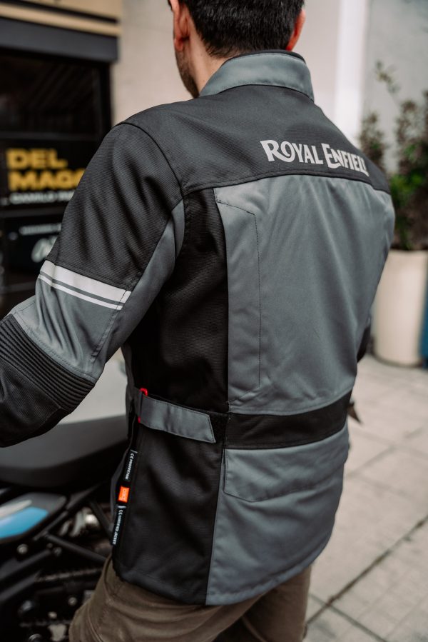 Chaqueta Royal Enfield Stormraid Riding Gris
