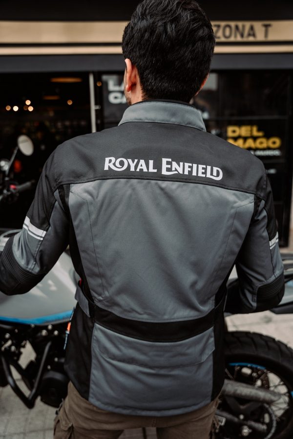 Chaqueta Royal Enfield Stormraid Riding Gris