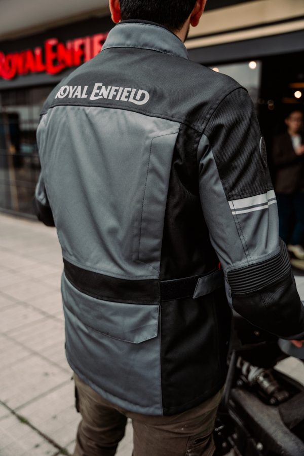 Chaqueta Royal Enfield Stormraid Riding Gris