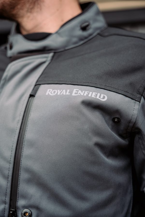 Chaqueta Royal Enfield Stormraid Riding Gris