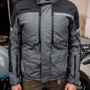Chaqueta Royal Enfield Stormraid Riding Gris