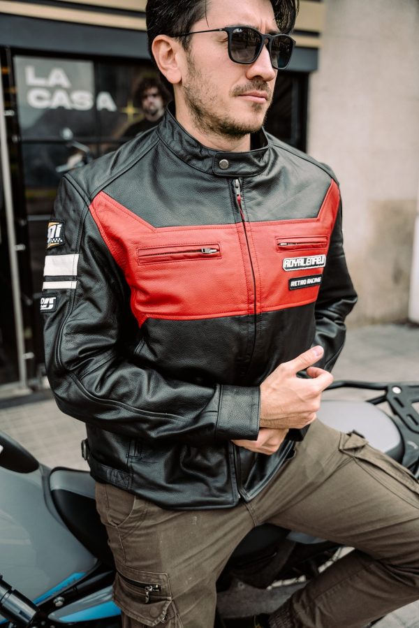 Chaqueta Royal Enfield Vintage Negro