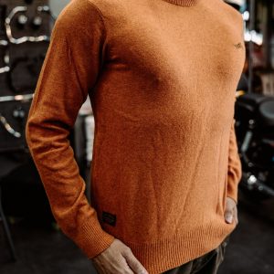 Suéter Royal Enfield Flatknit Crew Amarillo