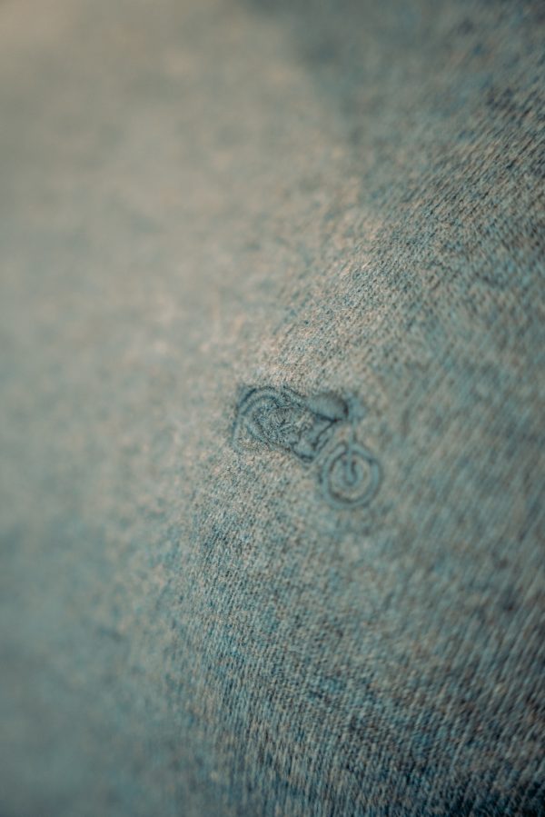 Sueter Royal Enfield Flatknit Crew Azul