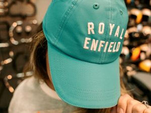Gorra Flex Azul Royal Enfield