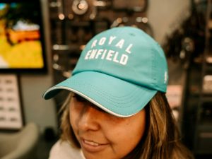 Gorra Flex Azul Royal Enfield