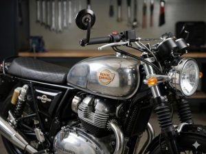 Juego Retrovisor Café Racer Interceptor 650 / Continental GT