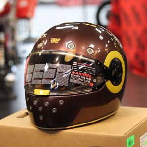 Casco RE RF-1 Marrón/Amarillo M58