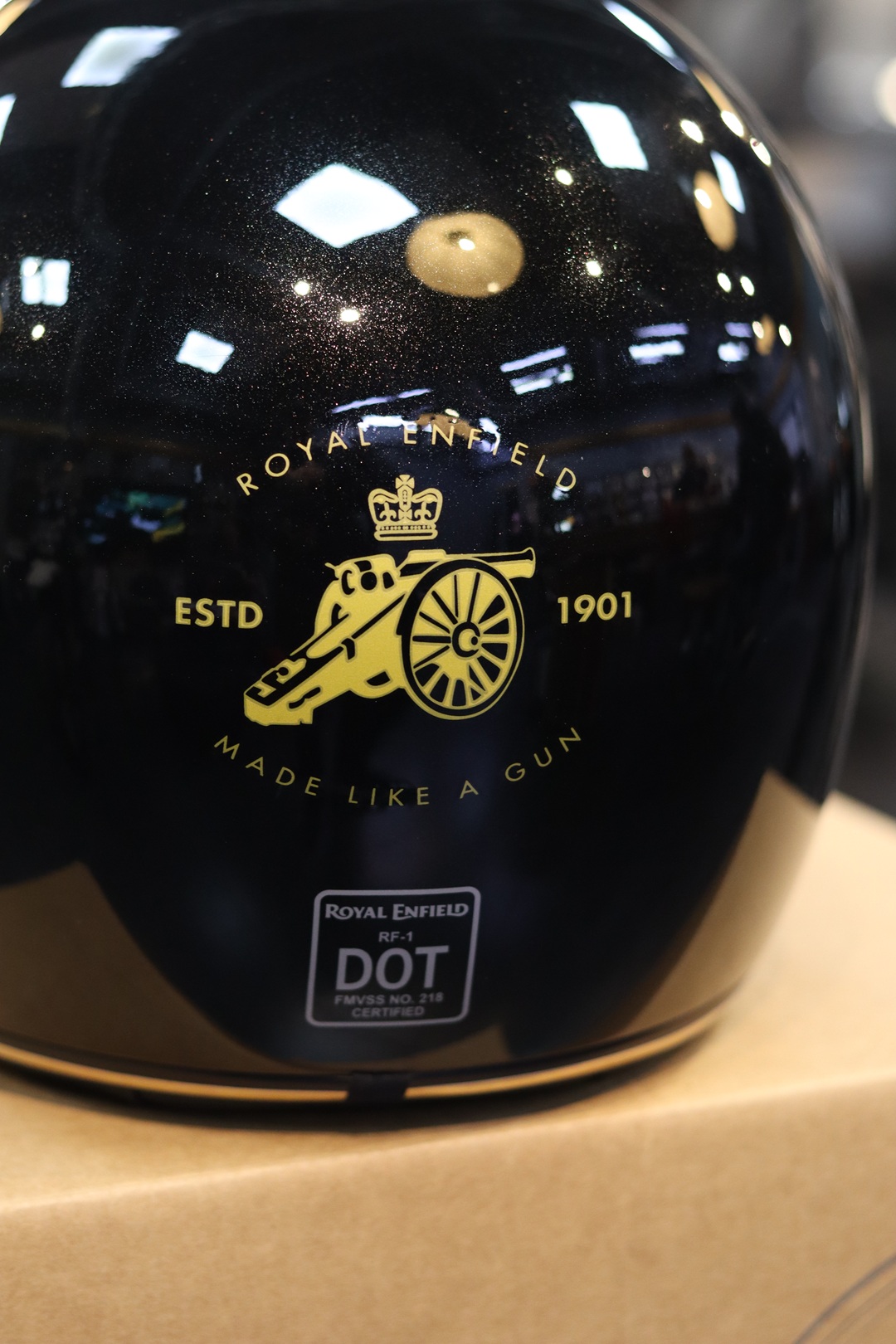 Casco RERF-1 Negro/Amarillo M57