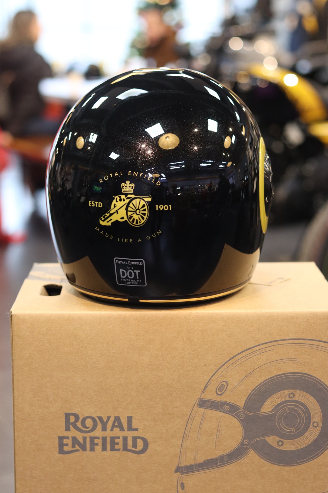 Casco RERF-1 Negro/Amarillo M57