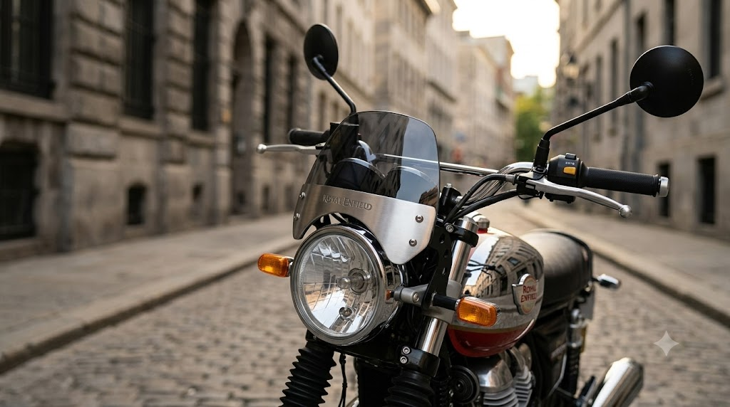 Visor Farola Lujo Corto Continental GT / Interceptor 650
