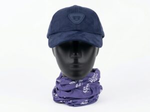 Gorra Royal Enfield Poly Suede Azul O/S